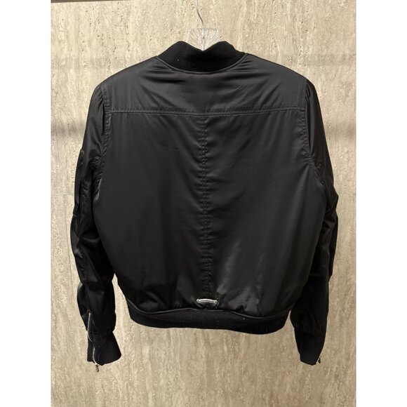 Chrome Hearts Black Bomber Jacket With Shearling Lining & Cross Details M - Picture 2 of 16
